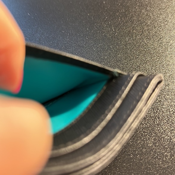 Tory Burch Card Case Wallet - black & gold - Picture 8 of 13